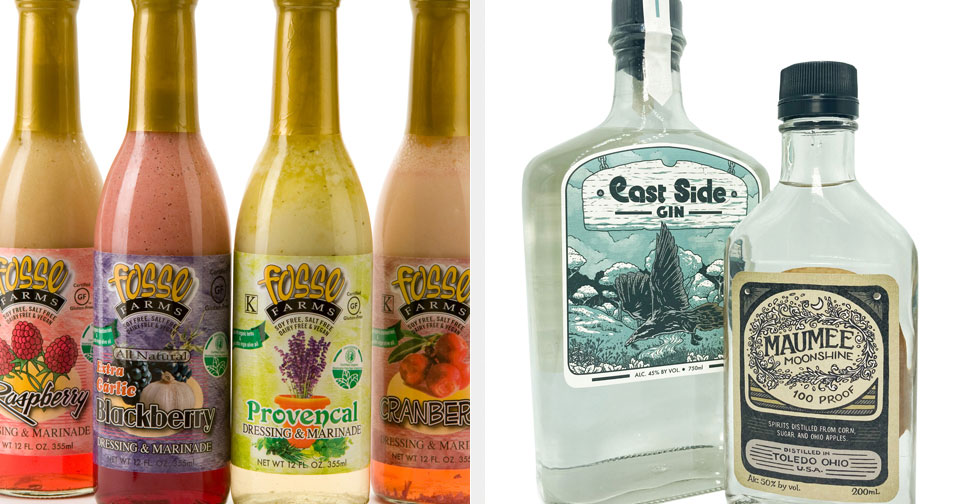 Custom Printed Product Bottle Labels